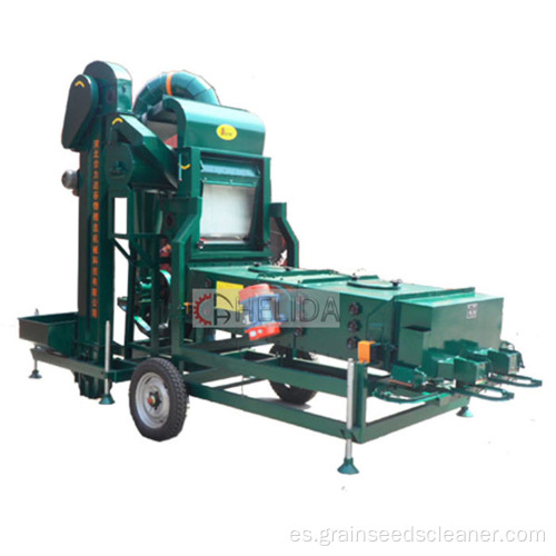 Limpiador de grano de semilla agrícola y maquinaria de niveladora